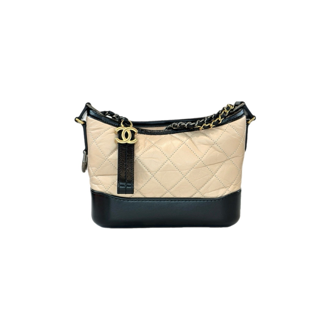 Chanel Gabrielle Small Black/Beige Bag