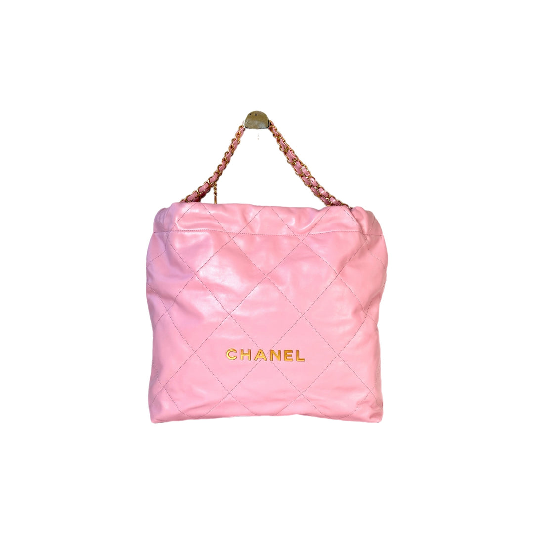 Chanel 22 Pink Med Bag