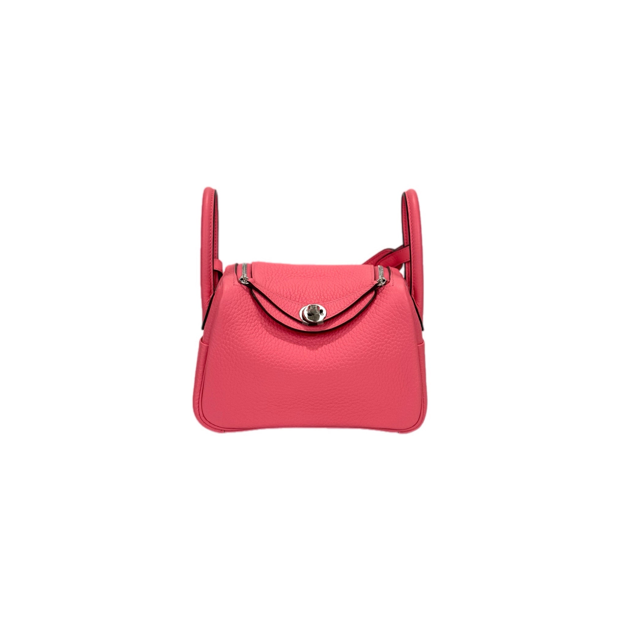 Hermes Mini Lindy Bag TC 8W Rose Azalee - Jiaxyk