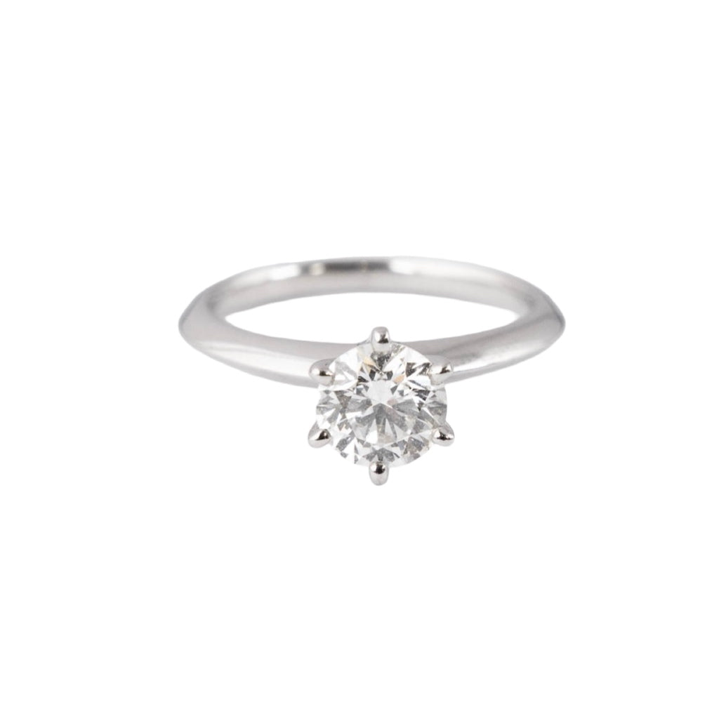 Tiffany Diamond Ring DO.88 I vvs2 F Pt950
