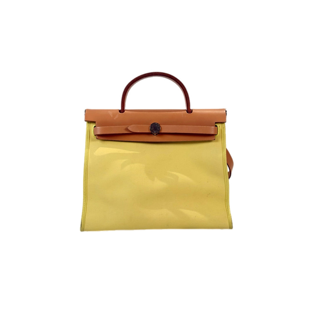Hermes Herbag Yellow 31