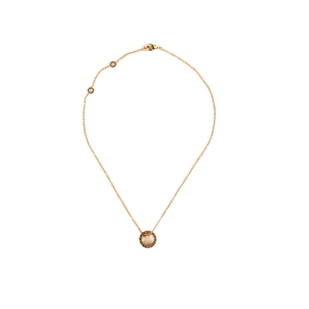 Bvlgari B Zero1 Necklace Diamond 18k Rose Gold