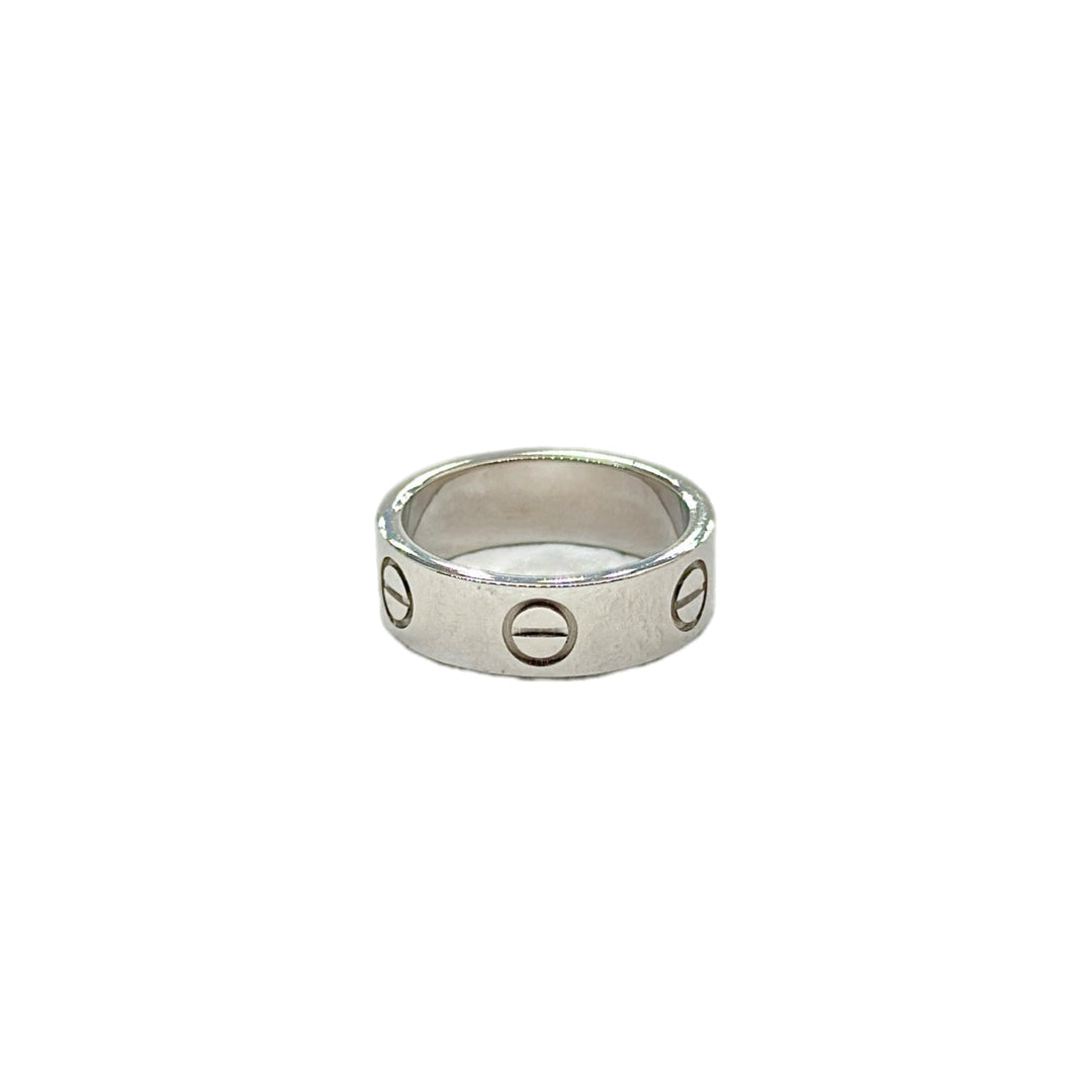 Cartier Love Ring White Gold #49