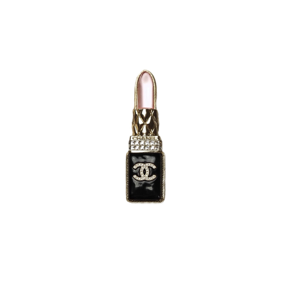 Chanel Lipstick Brooch