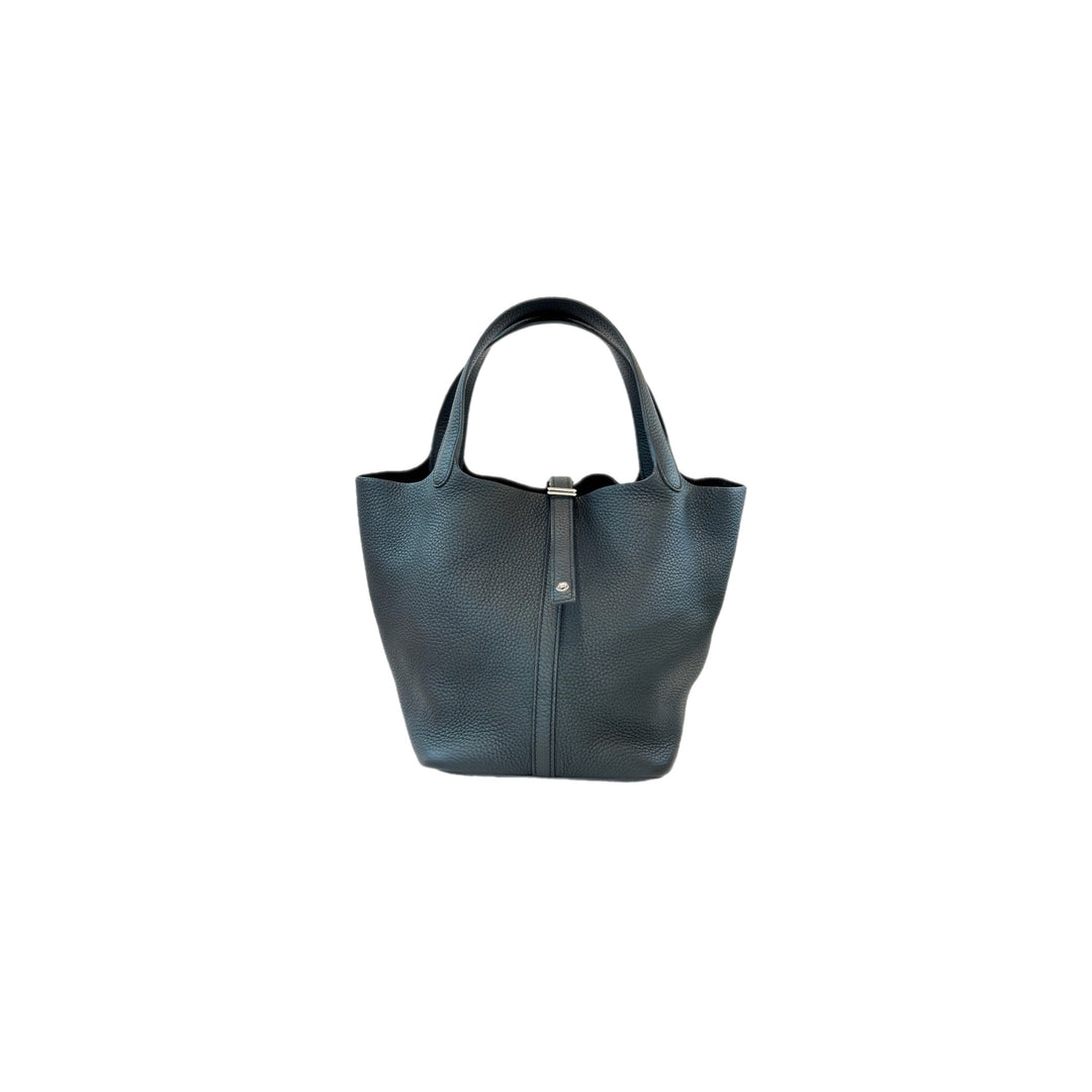 Hermes Picotin 22cm Black SHW Bag