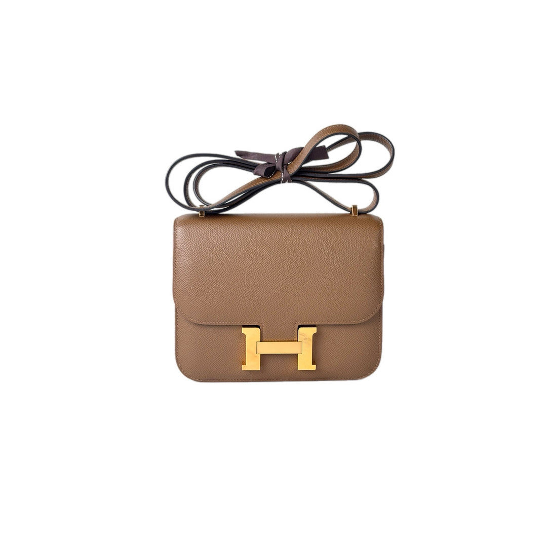 Hermes Constance Mini Bag Epsom Alezan