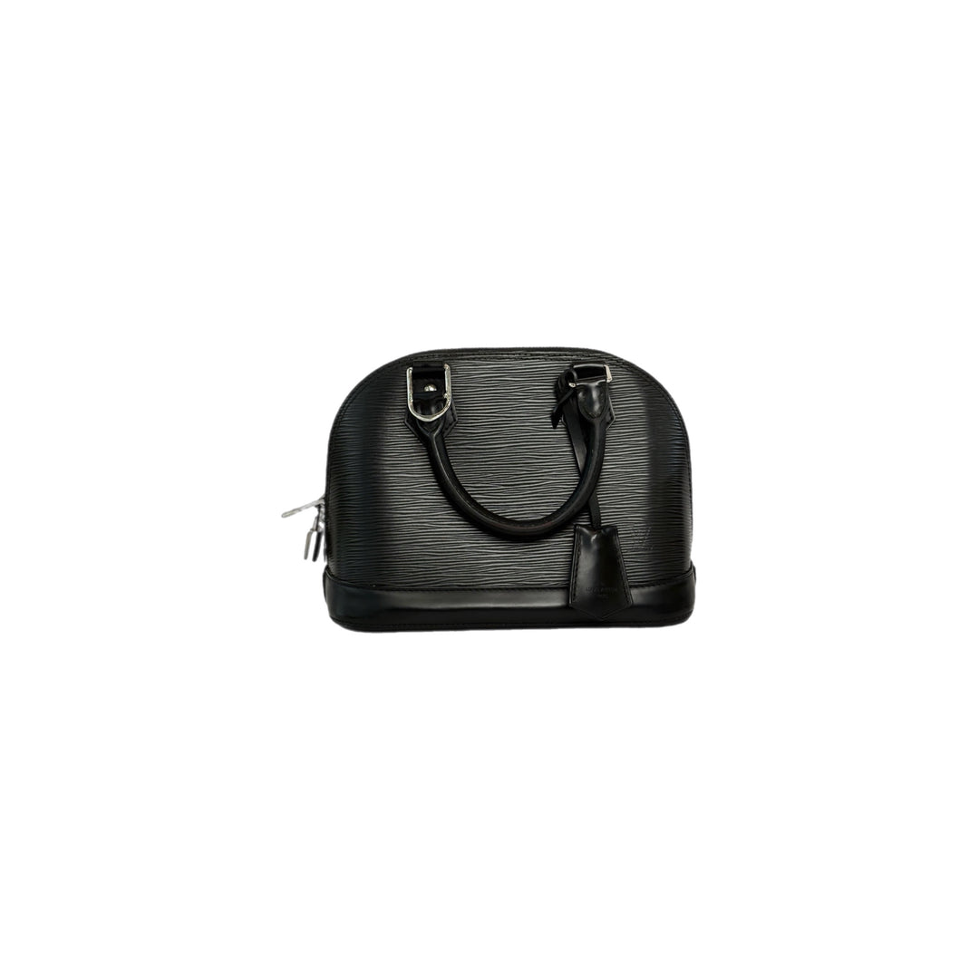Louis Vuitton Alma Black Epi BB Bag
