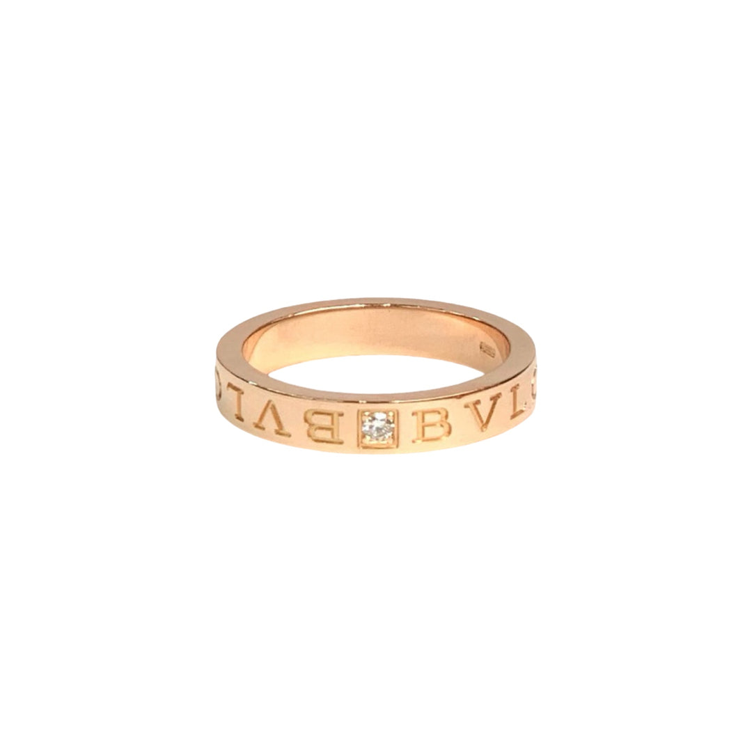 Bvlgari B Zero1 Ring 18K RG With Diamond #58
