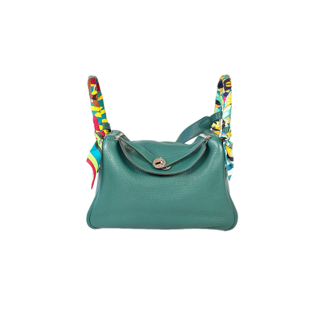 Hermes Lindy 30cm Green Bag TC