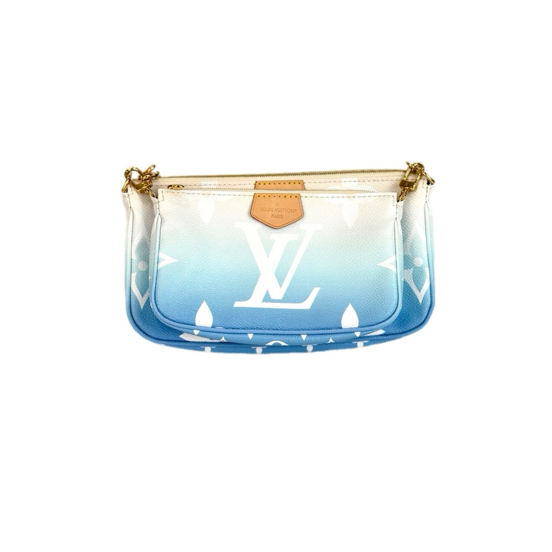 Louis Vuitton Multi Pochette Métis Blue Monogram Bag