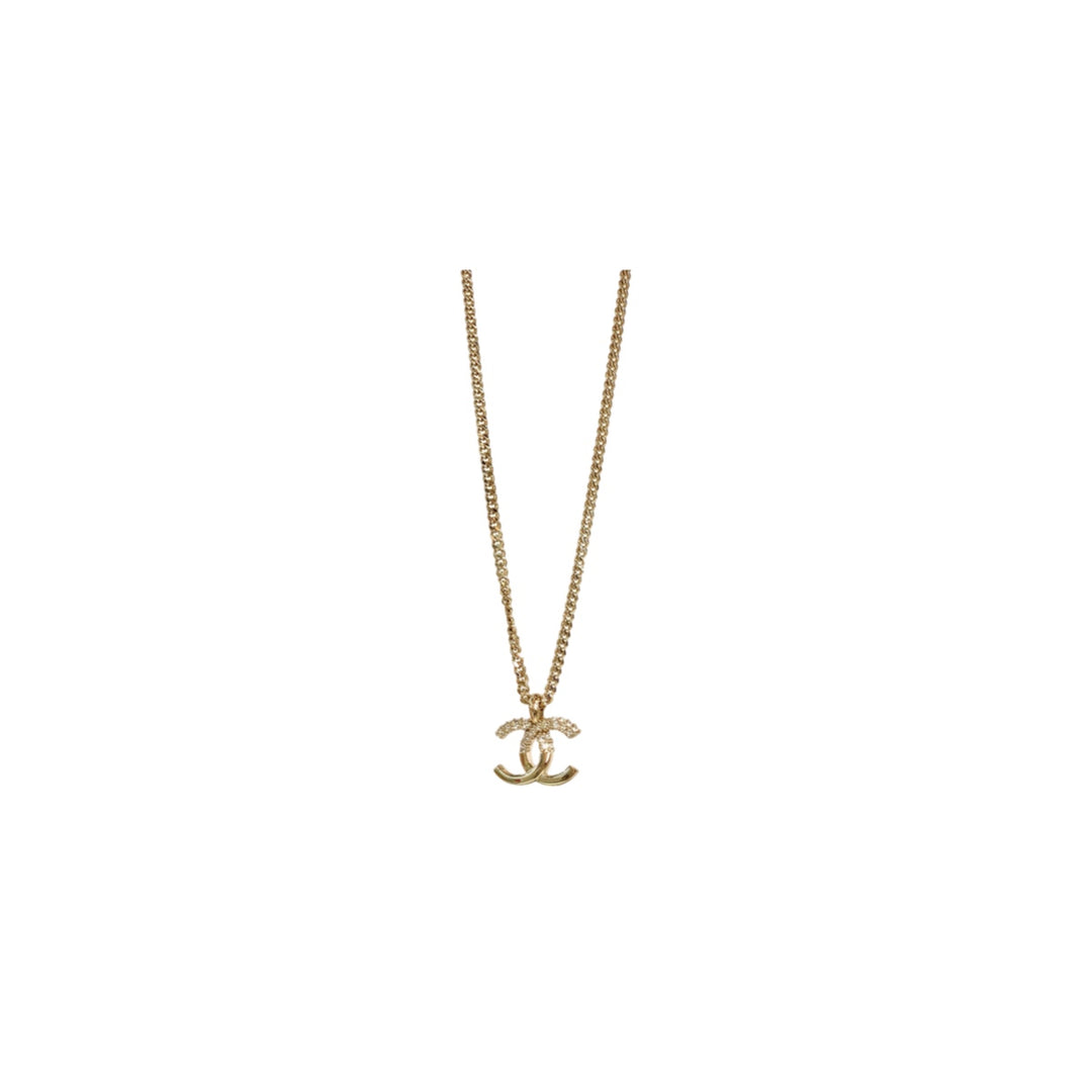 Chanel 22K CC Crystal Necklace