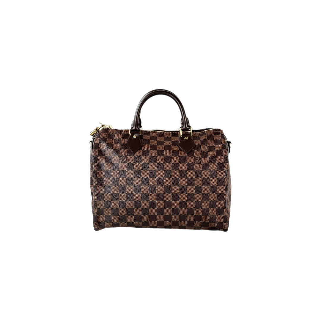 Louis Vuitton Speedy 30cm Bandouliere Damier Ebene
