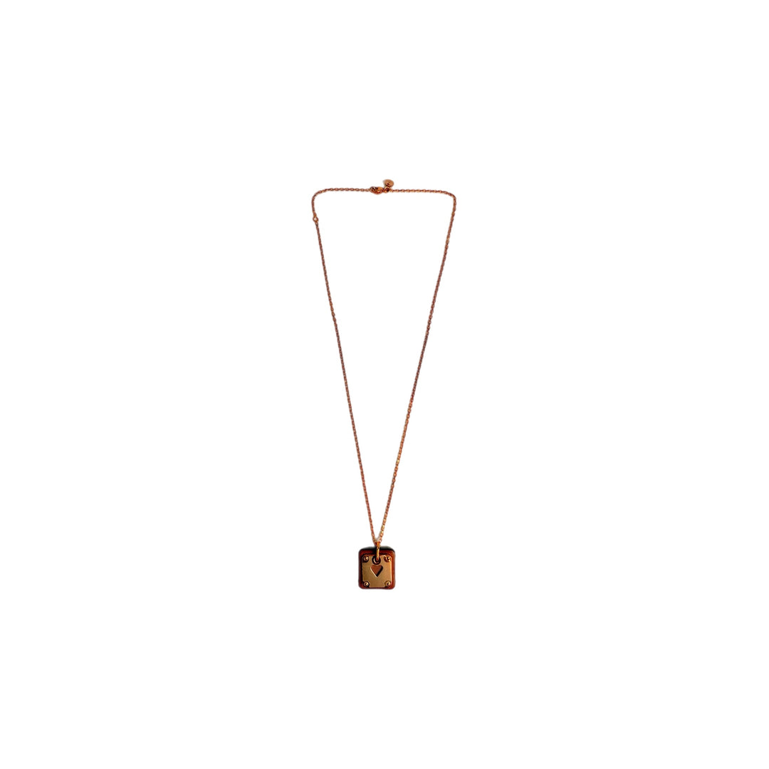 Hermes As De Coeur Necklace