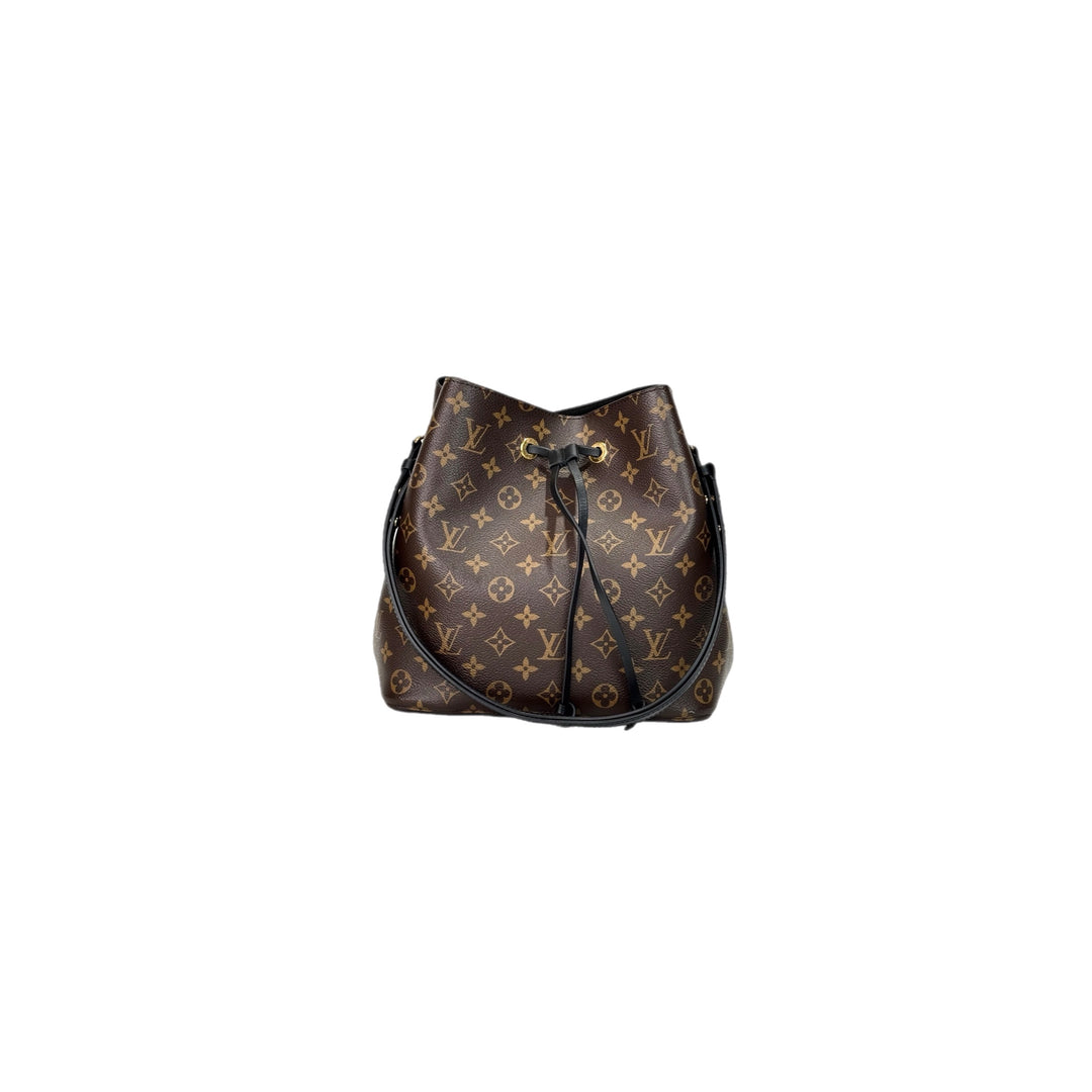 Louis Vuitton Neonoe Mm 26cm Monogram Black