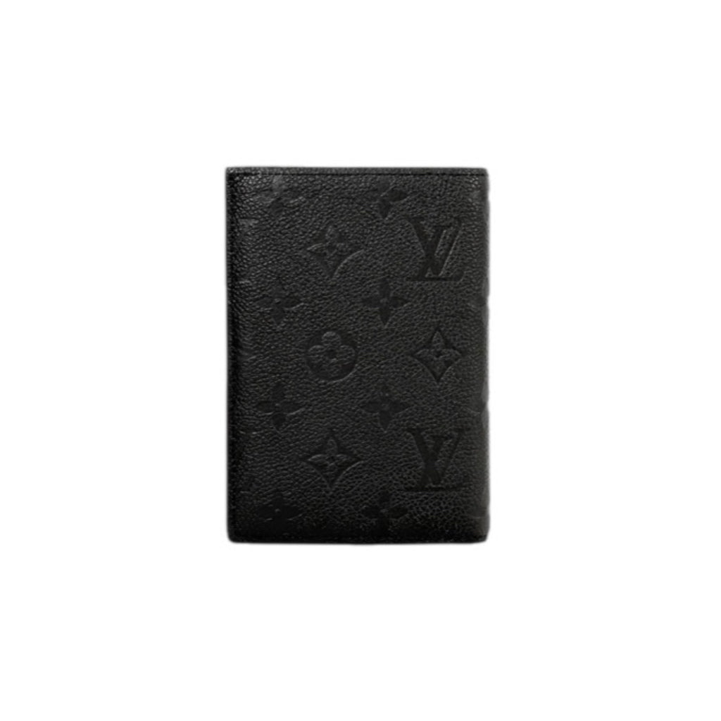 Louis Vuitton Black Leather Passport Holders