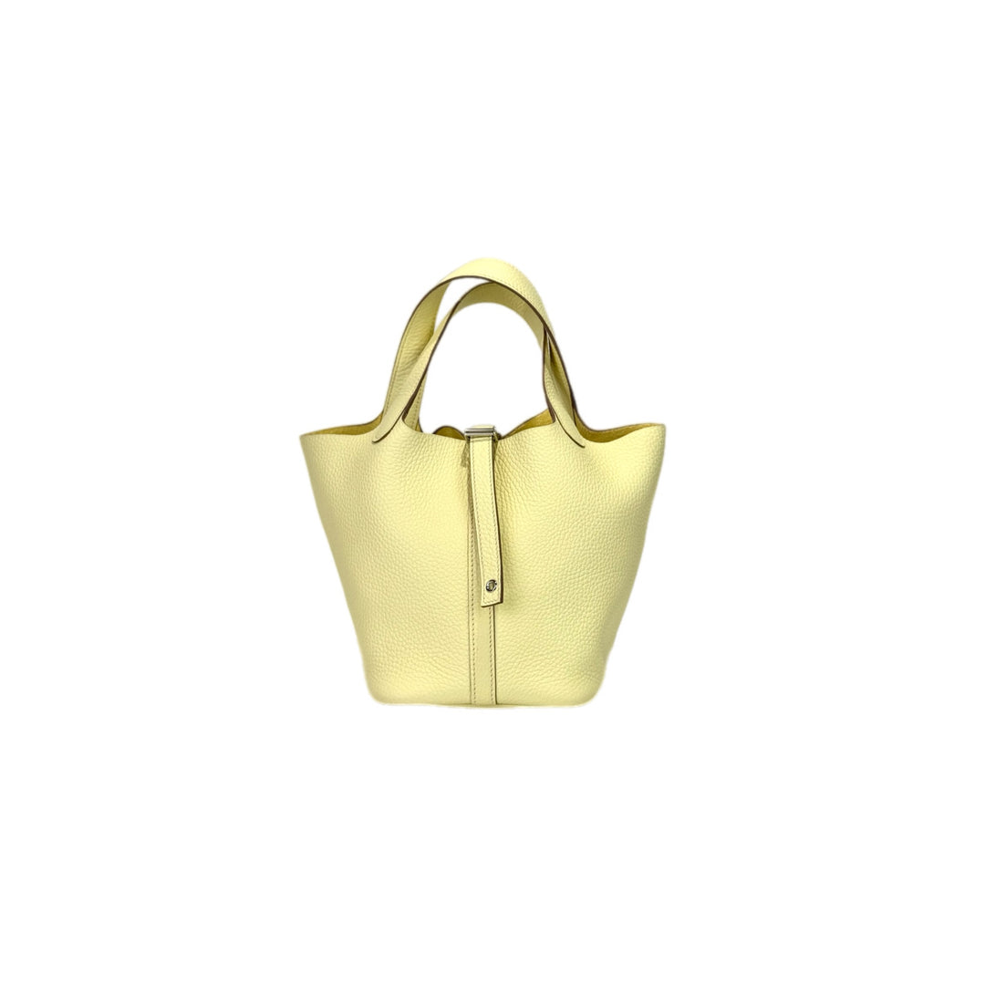 Hermes Picotin 18 I8 Bag TC Jaune Milton