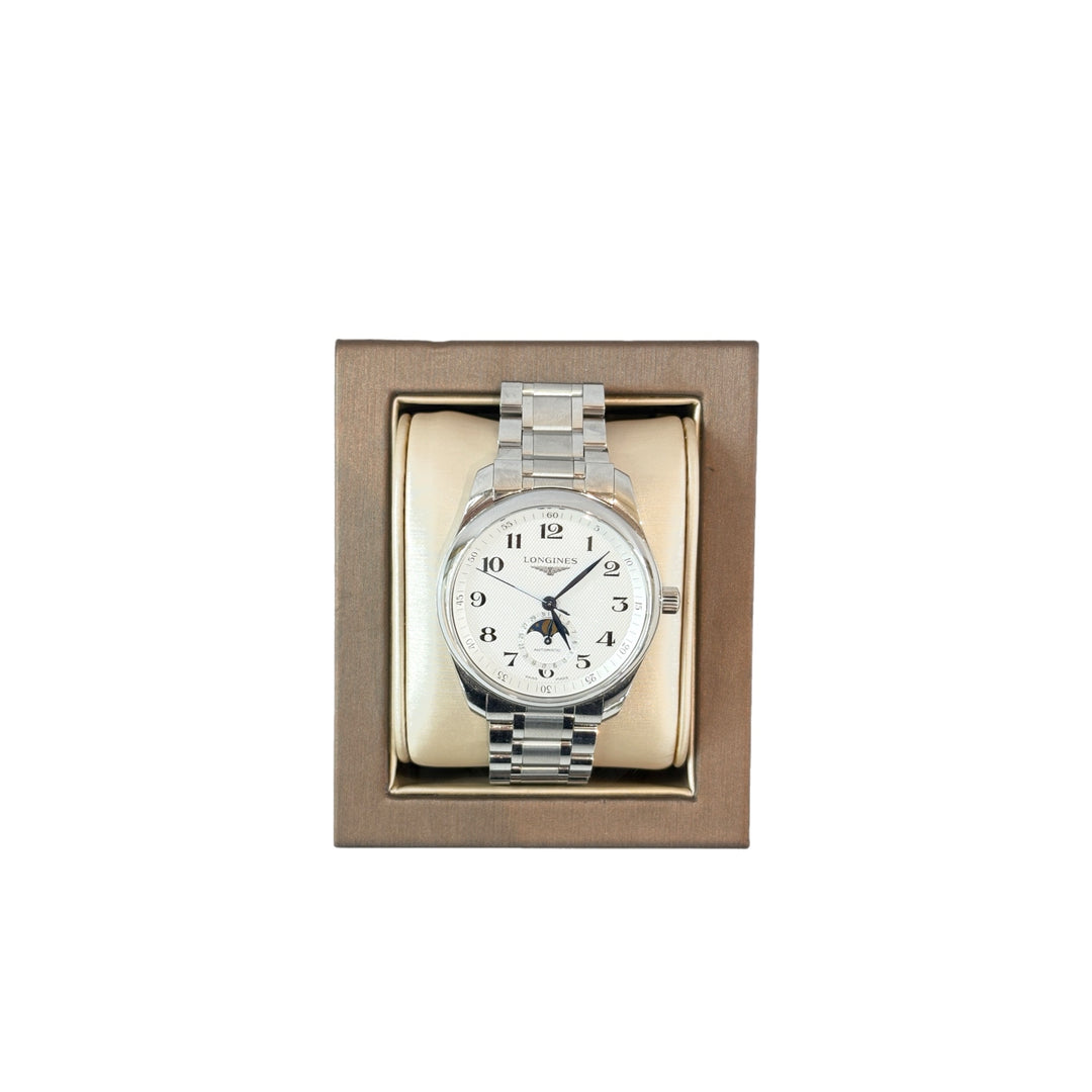 Longines Master Collection Moonphase Steel Auto Watch 42mm
