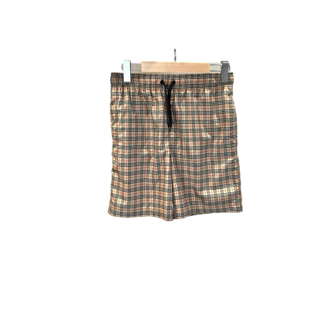 Burberry Kids Check Swimming Shorts Archive Beige #14Y