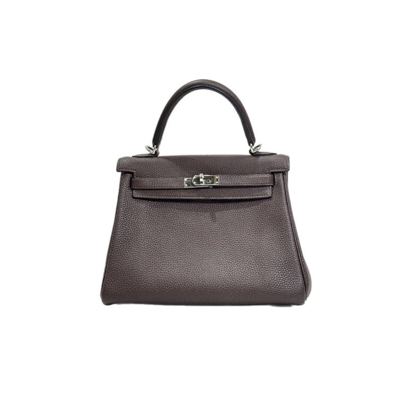 Hermes Kelly 25cm Togo Leather Ebene Color