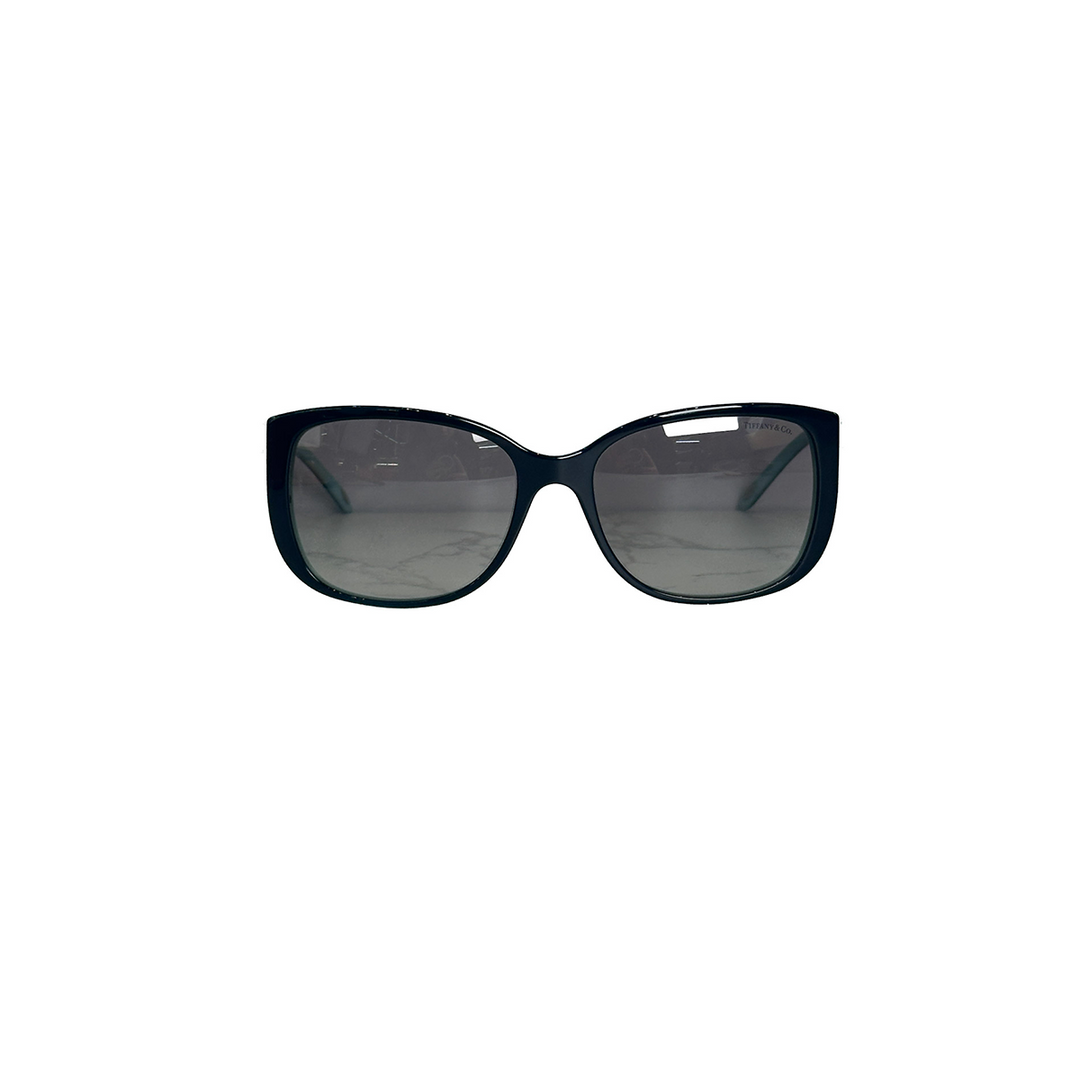 Tiffany Black/Blue Crystal Sunglasses