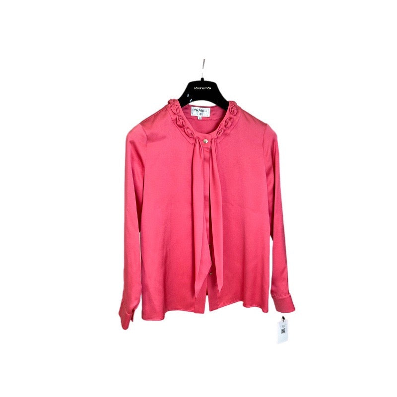 Chanel Silk Pink Blouse #34