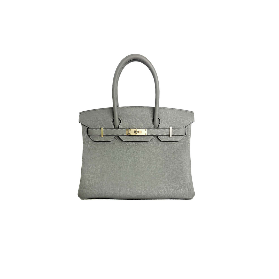 Hermes Birkin 30cm Gris Meyer Togo Bag