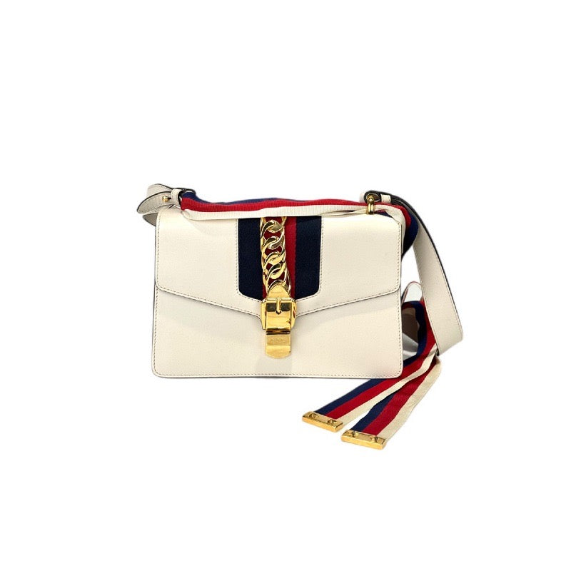 Gucci Sylvie Small White Bag