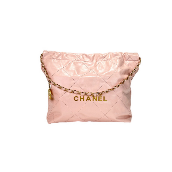 Chanel 22 Light Pink Small Bag - Jiaxyk