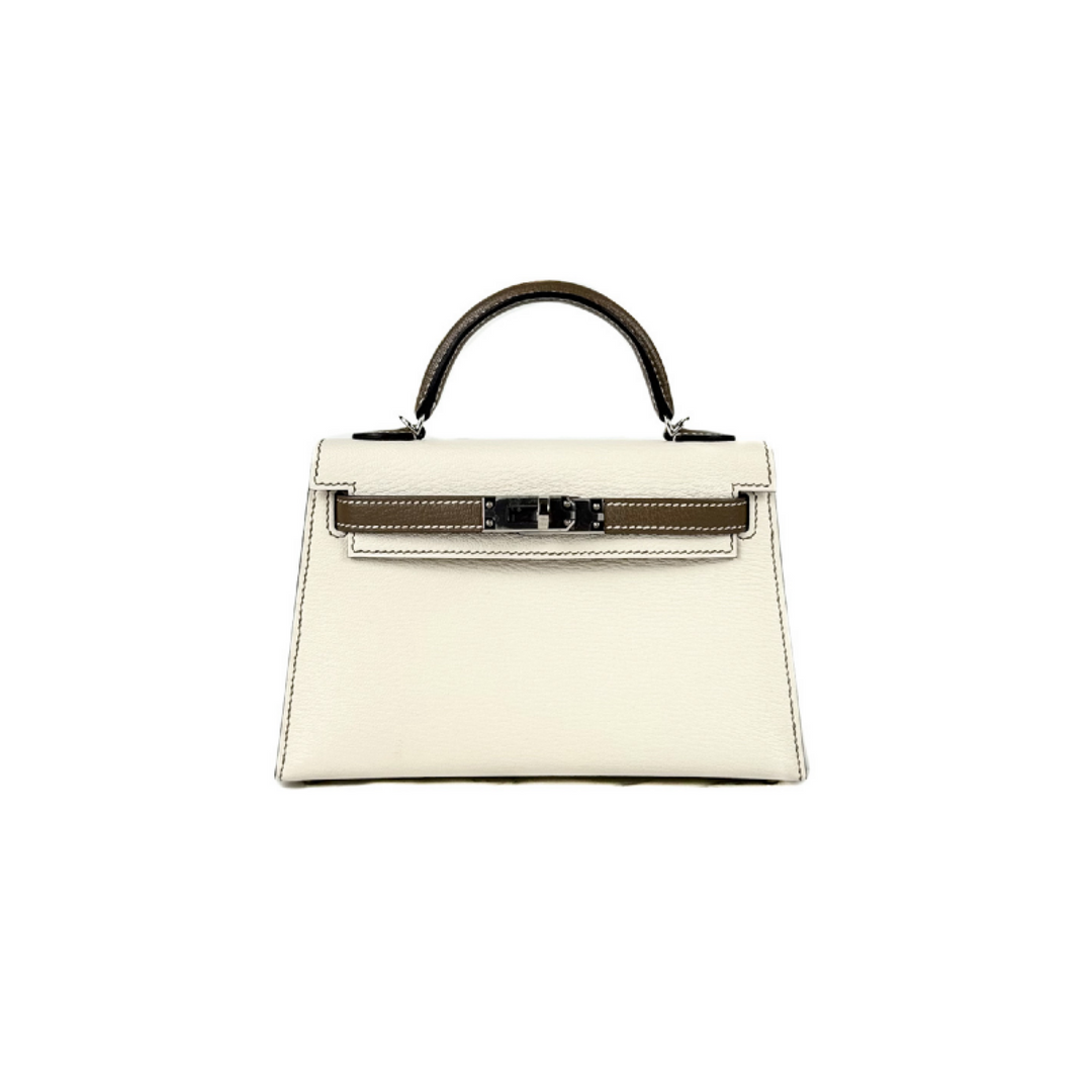 Hermes Kelly Mini Bag Nata/Etoupe