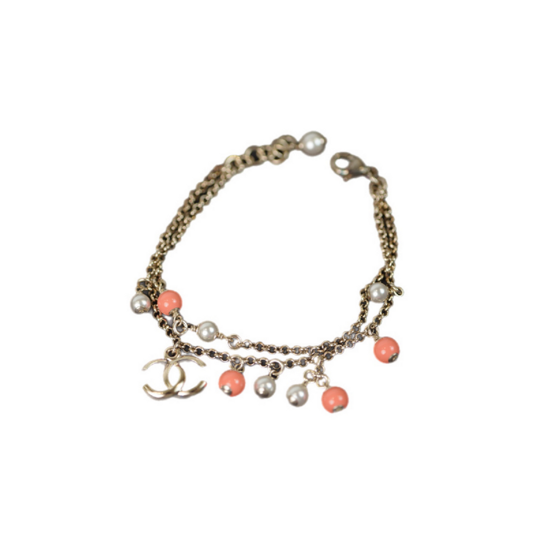 Chanel Logo Drop Bracelet