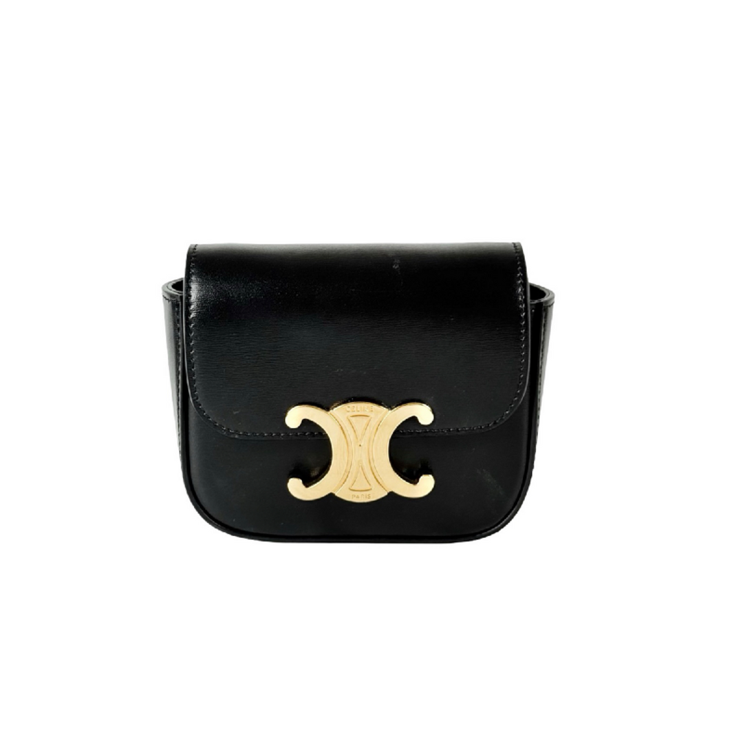 Celine Triomphe Mini Bag Black
