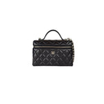 Chanel Black Caviar Top Handle Vanity Bag - Jiaxyk