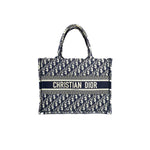 Dior Medium Blue Oblique Book Tote - Jiaxyk