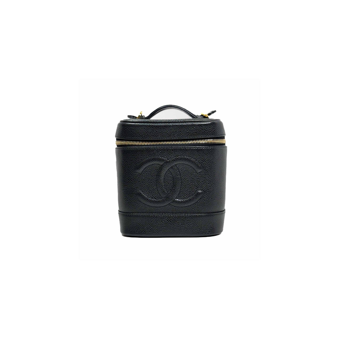 Chanel Vintage Black Vanity Bag