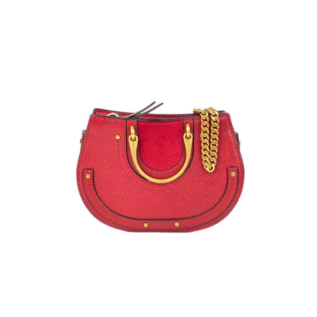 Chloe Pixie Chain Bag Red