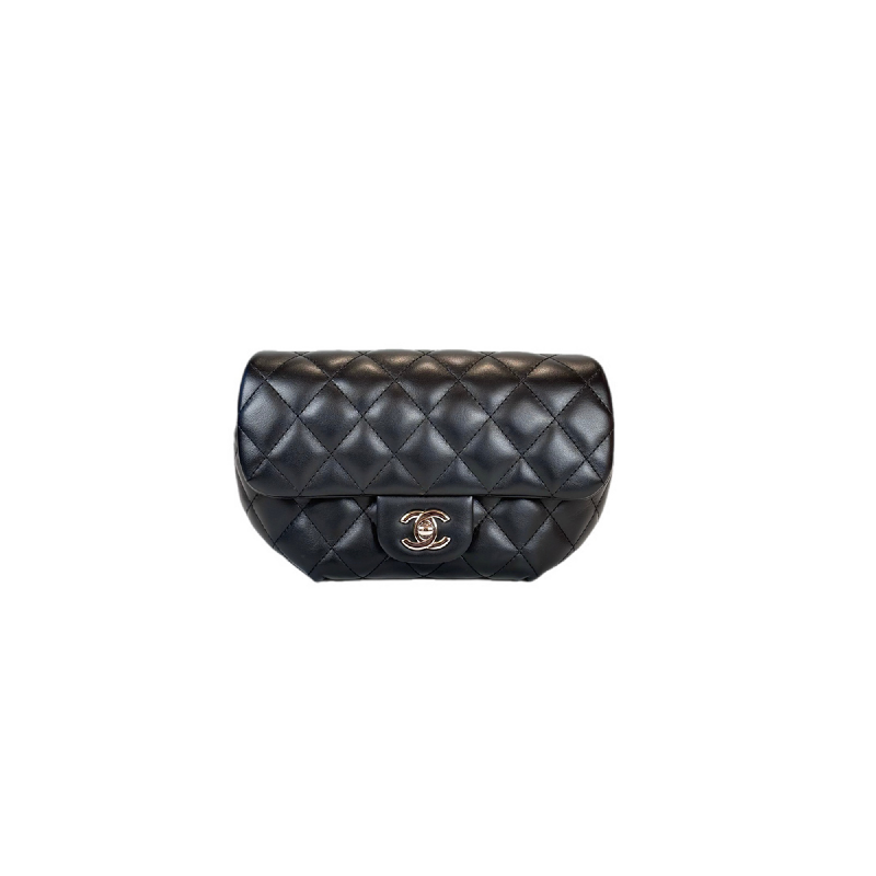 Chanel Bumbag Black Lambskin Bag