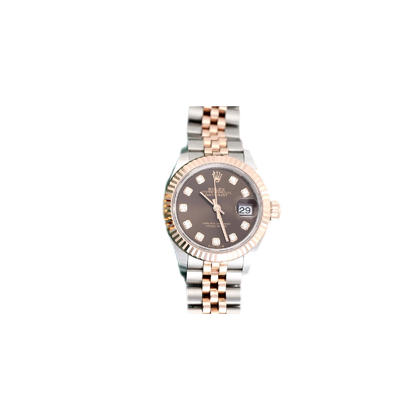 Rolex Datejust 28mm Rose Gold Steel Auto Watch