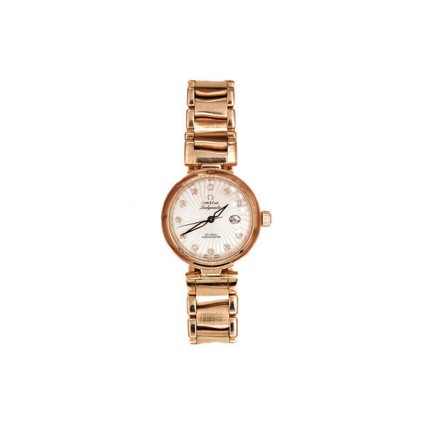Omega De Ville Ladymatic 18k Rose Gold With Diamond - Jiaxyk