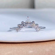 Natural White Diamond Ring D0.50ct,F-G VS,18K