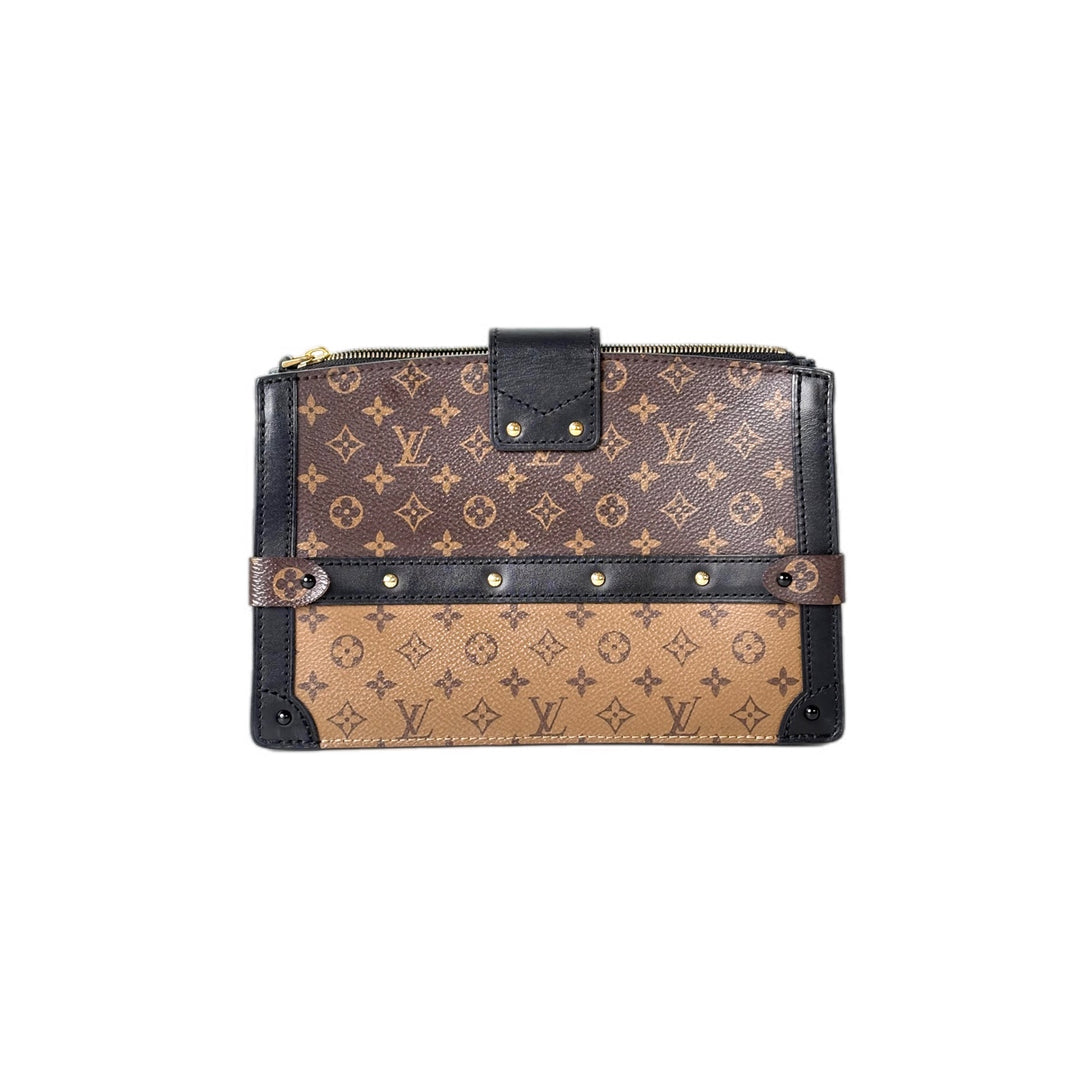 Louis Vuitton Soft Trunk Clutch Bag Monogram