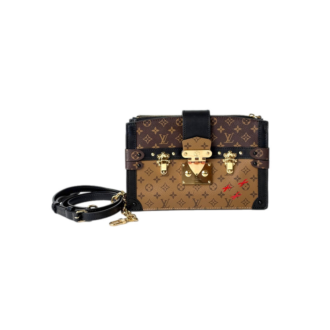 Louis Vuitton Soft Trunk Clutch Bag Monogram