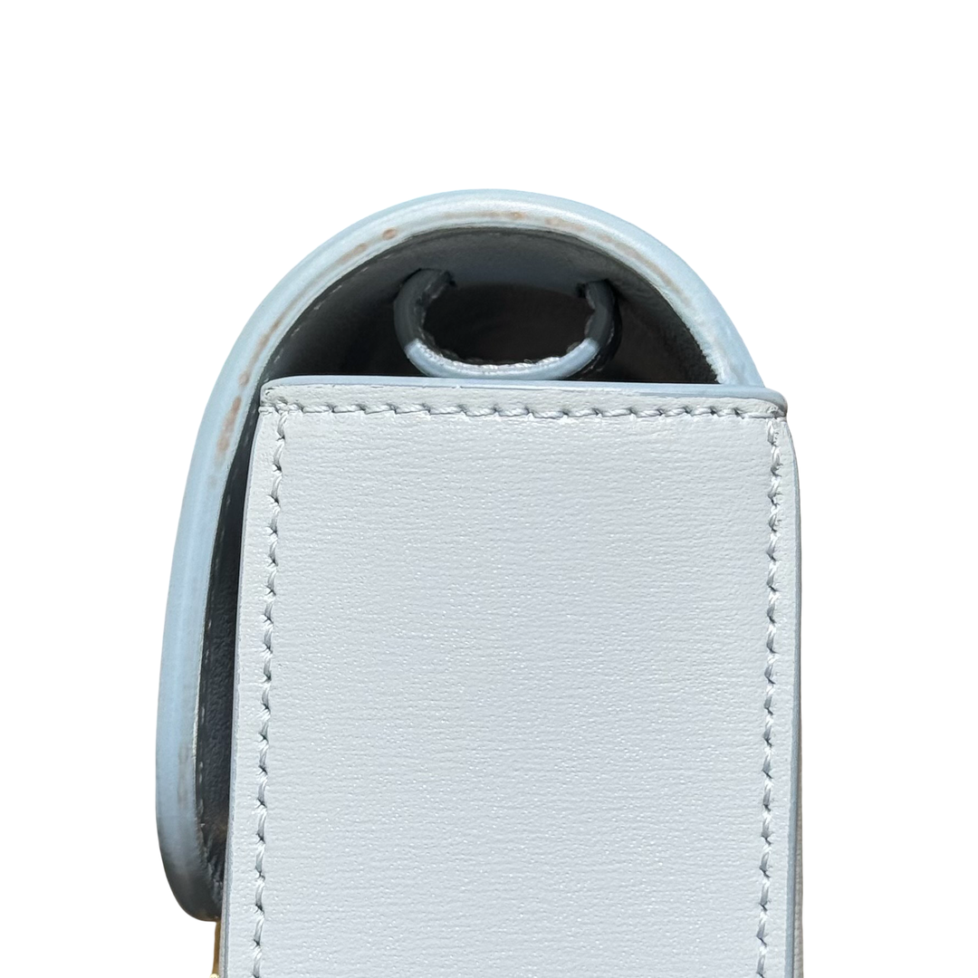 Celine Triomphe Mini Corssbody Bag Blue Calfskin