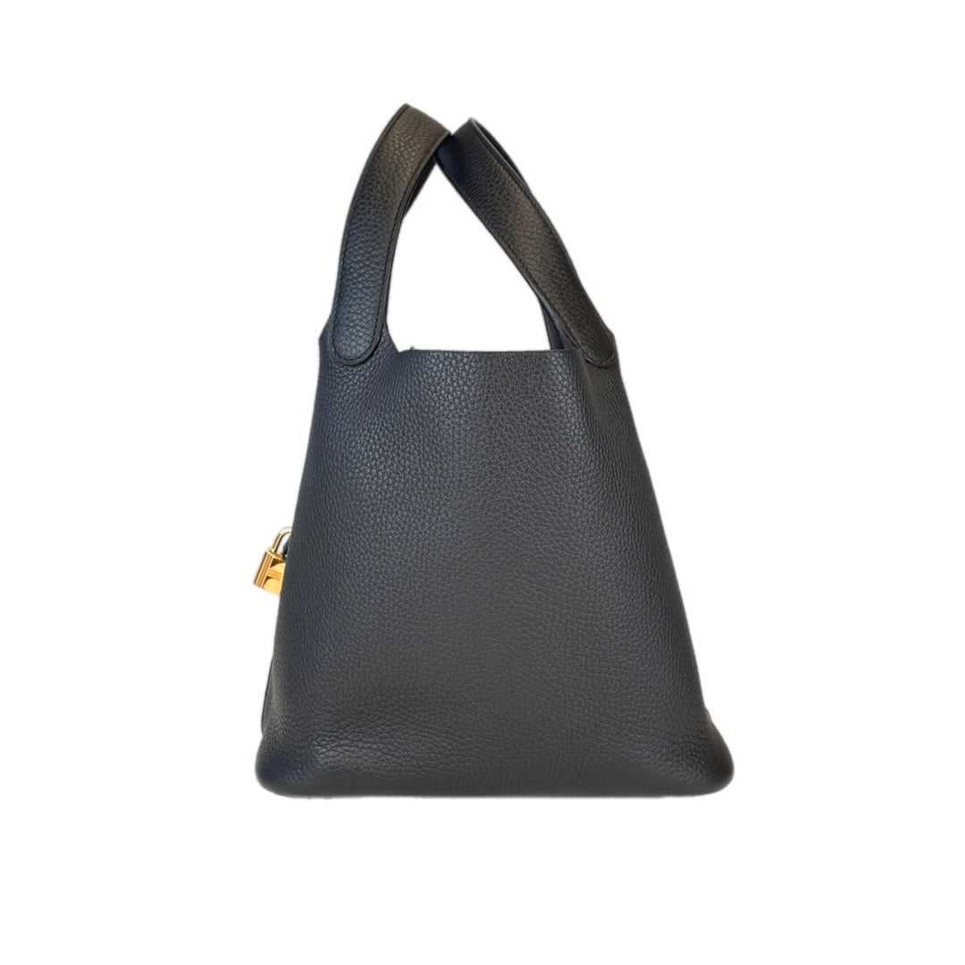 Hermes Picotin 22 Black TC Bag