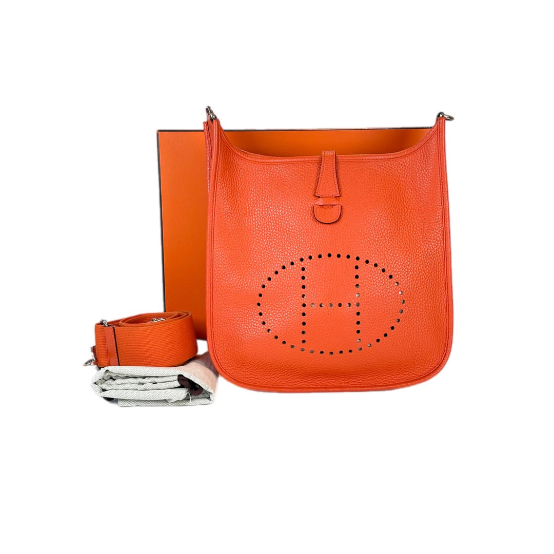 Hermes Evelyne  Bag 29cm Orange