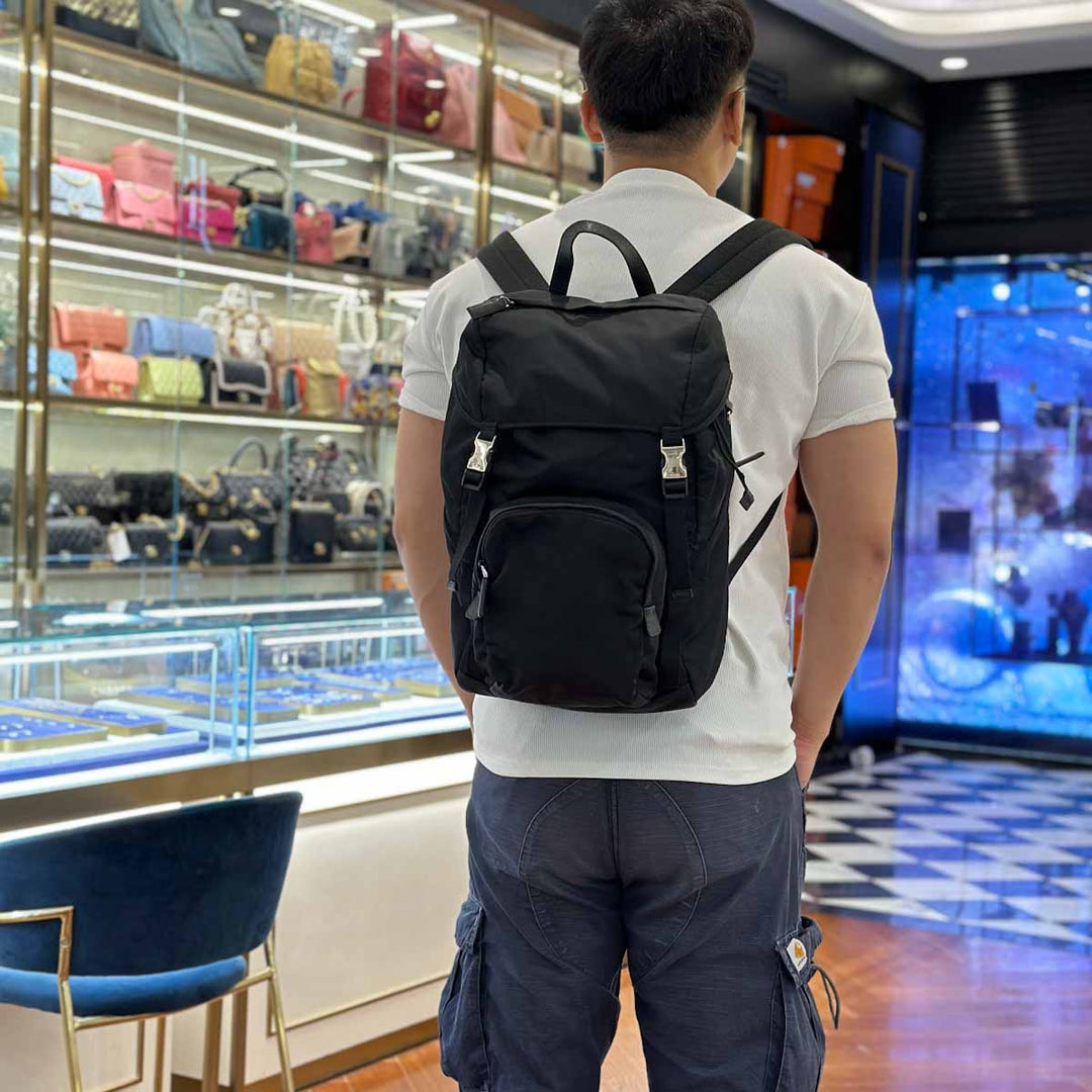 Prada Nylone Backpack Black