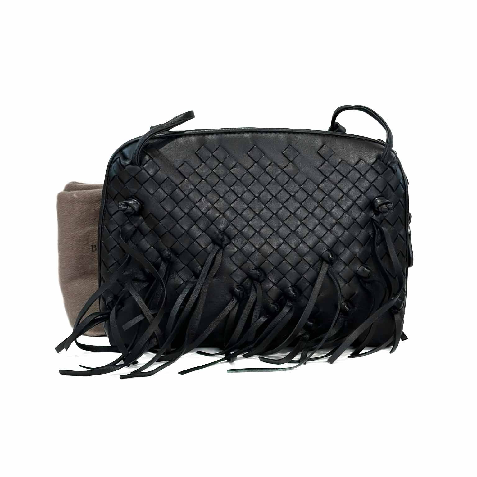 Bottega Veneta Strap Black Bag