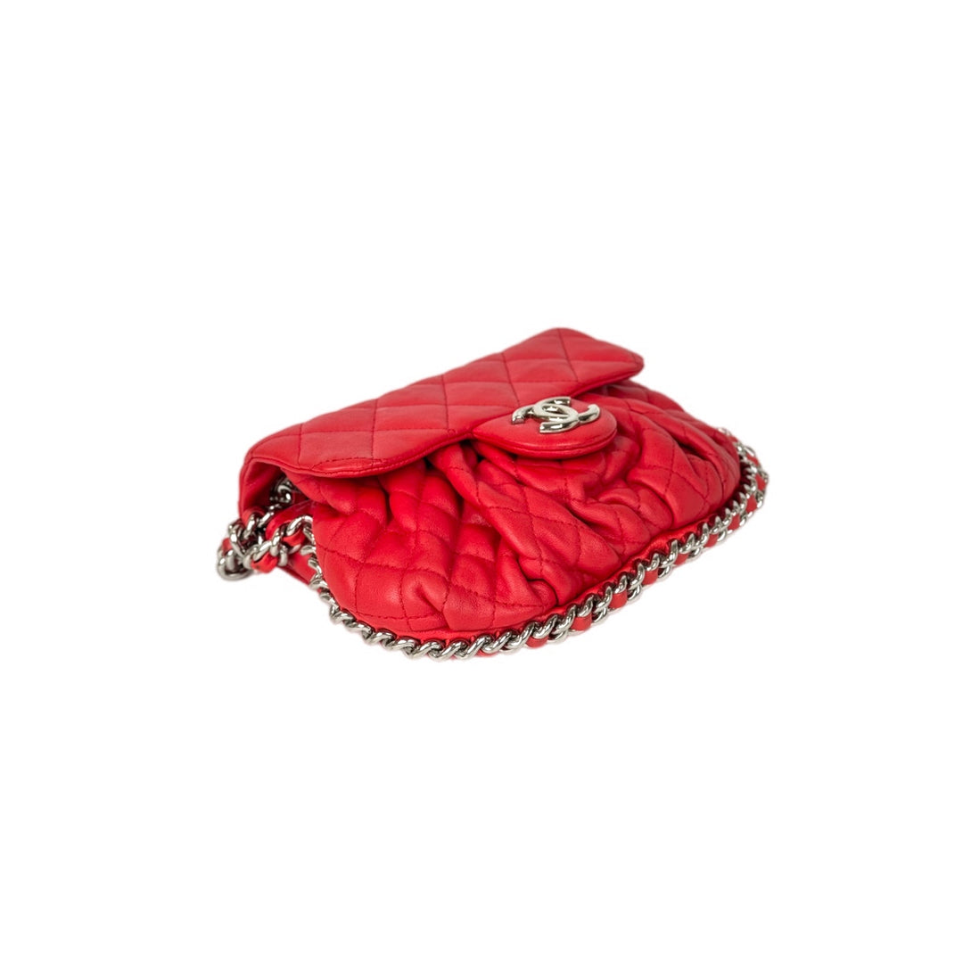 Chanel Interlocking CC Leather Bag