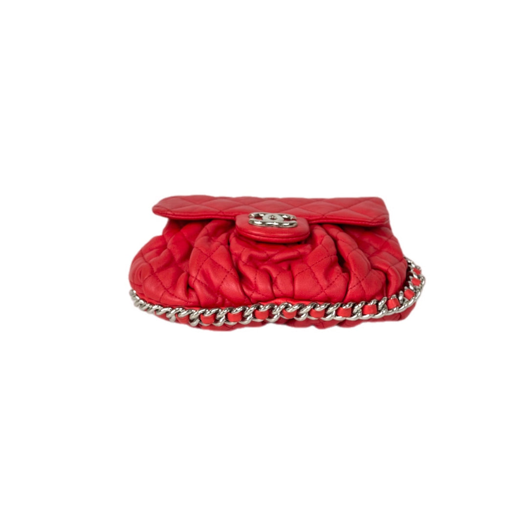 Chanel Interlocking CC Leather Bag