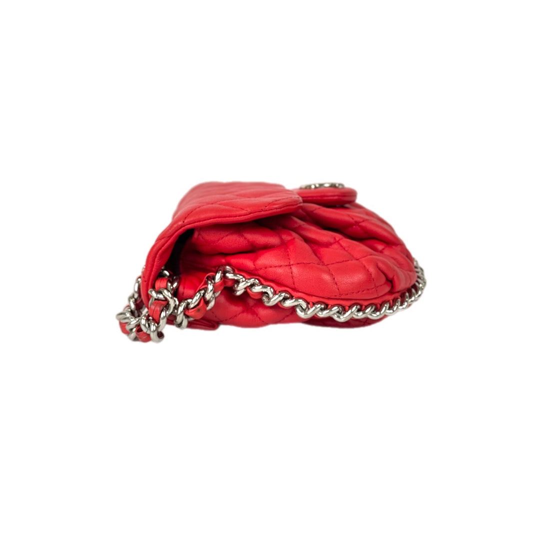 Chanel Interlocking CC Leather Bag