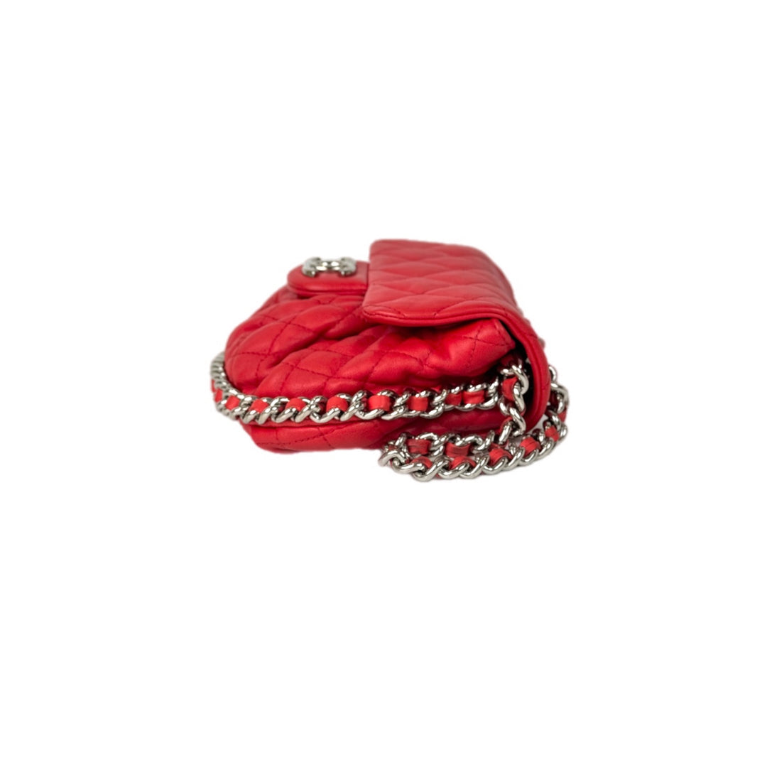 Chanel Interlocking CC Leather Bag